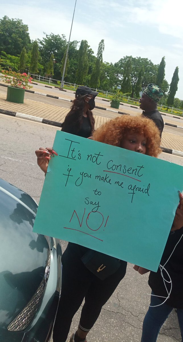 meltdpinkbutter's tweet image. at the WOMEN AGAINST RAPE NIGERIA protest in Abuja today... #StopRapingWomen #nomeansno #justiceforjennifer #JusticeForBarakat #justiceforazeezat #JusticeForUwa