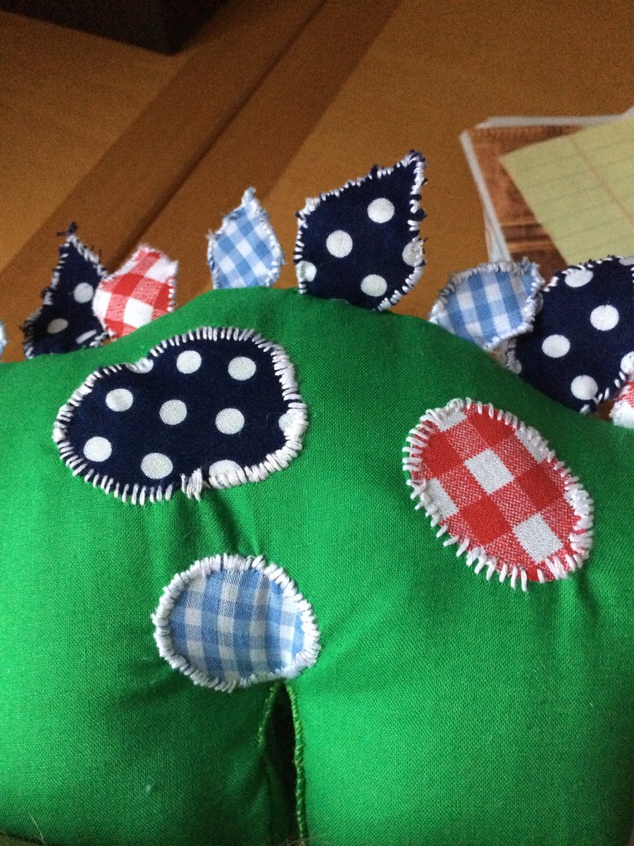 Robear7777's tweet photo. What do you think of my #patchwork #dinosaur ?#plushdinosaur #plushanimal #stuffedanimal #stuffed #dinosaurcraft #plushie https://t.co/0JgEiX2adn