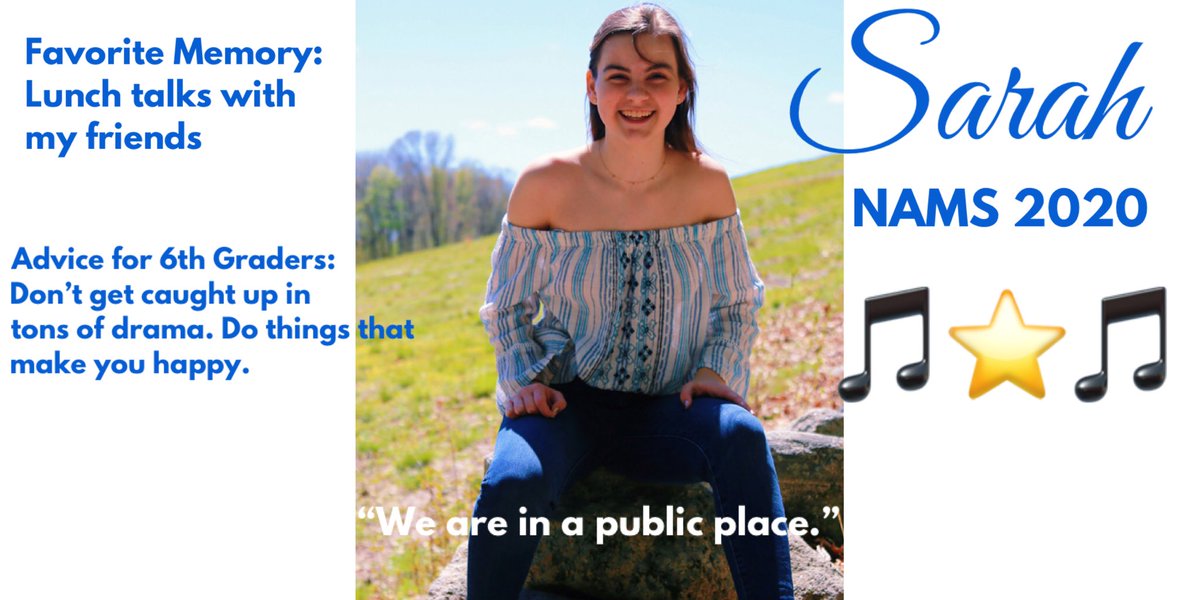 NAMS_Chorus's tweet photo. Next 8th grade FY chorus star right here!! @NAMiddle @namamusic #8thnotes https://t.co/c1W3oklpWu