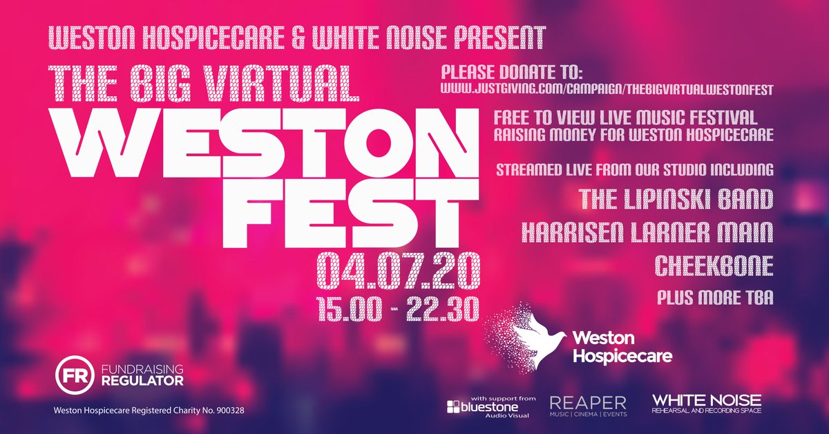WHCHospice's tweet image. Huge news! We're absolutely delighted to announce we will be hosting a virtual music festival. 

Read more 👉 bit.ly/TheBigVirtualW…