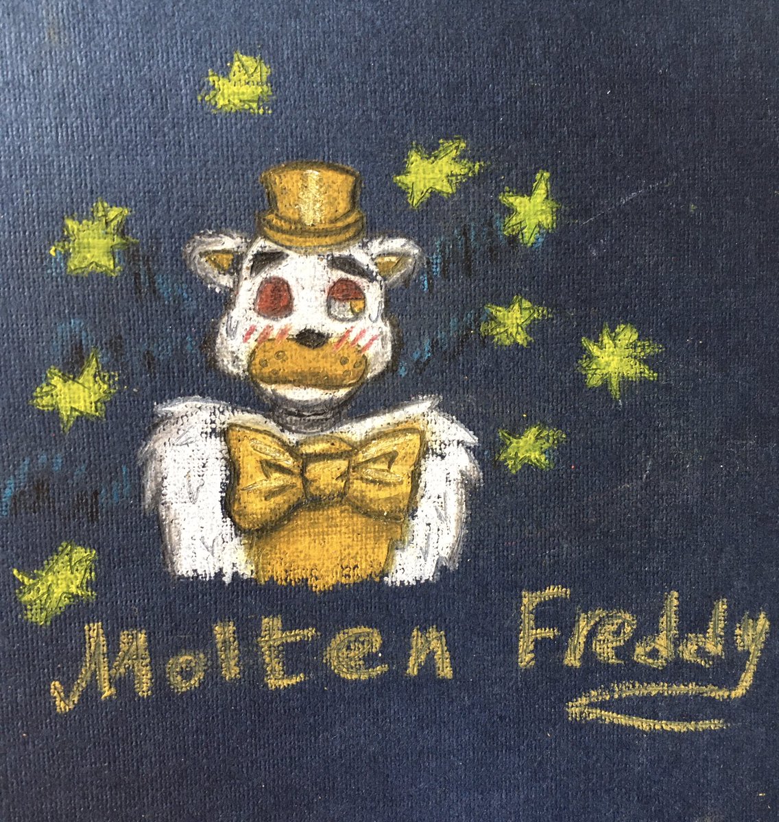 AdiGevn's tweet photo. Pastel Art...FanArt #mobox87 Tumblr Lefty...My Art Molten Freddy #moltenfreddy #Leftyfnaf https://t.co/R7l3u2ls9E