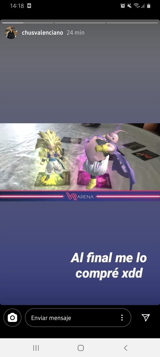 Nos encanta veros disfrutar de las Saiyans4D cards 🤗

Haz tu pedido por mensaje privado📩