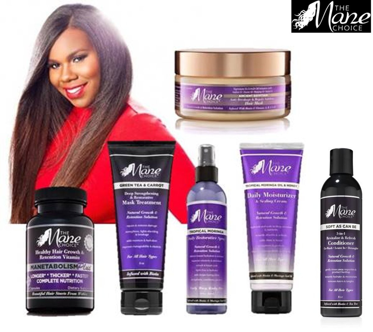 MelanatedTalk's tweet image. When I learned Lisa Price no longer owned Carol's Daughter I stopped using it. Here's one more #BlackOwned hair product. Courtney Adeleye is Founder of The Mane Choice, Courtney Adeleye built her hair empire from the ground up. She also teaches others how to do it.
#TheManeChoice