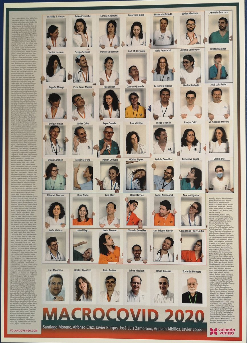 infecciosasryc's tweet photo. Despedida emocionante del grupo MACROCOVID del que hemos formado parte médicos de todas las especialidades con la entrega de la orla. ¡¡¡¡Gracias a todos!!!!
Y gracias https://t.co/4ii5D3p87v por materializarla https://t.co/L6pFjMExe3