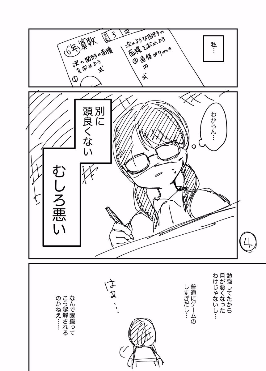 メガネの女の子の漫画です(1/3)
#創作漫画 