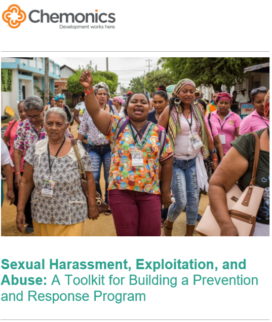 CariaShauna's tweet photo. During #Covid19 pandemic #globaldev must pivot to ensure they have sexual harassment, exploitation and abuse reporting mechanisms that staff can safely access from home. @Chemonics SHEA PRP Toolkit addendum will share more #ENDGBV #Gender360Summit #GESI https://t.co/M4Y3mCdSXV https://t.co/3wrxSUkyAU