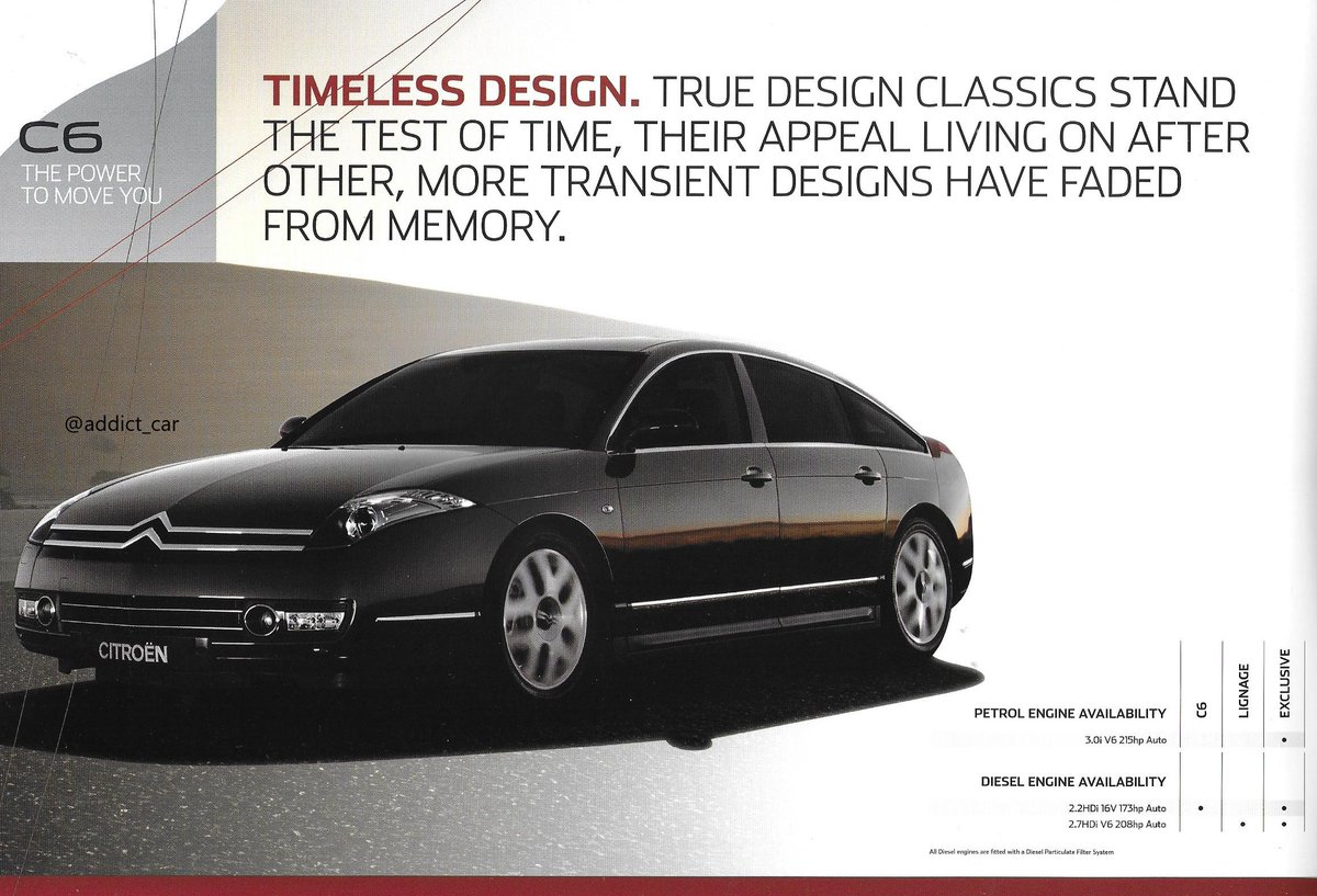 Carbrochureaddict The Citroen C6 Saw A Return To Form For The Company S Idiosyncratic Cars In Stylistic Terms At Least Sales Were Far Lower Than Hoped This 08 Brochure From