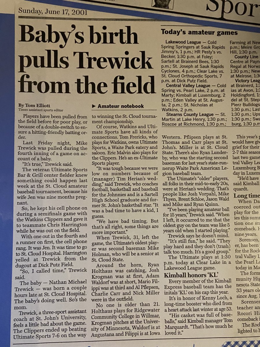 It was a crazy great day 19 years ago. Happy Birthday ⁦⁦<a href="/TrewickNathan/">Nate trewick</a>⁩. We love you!Article was written by ⁦<a href="/wctribTom/">Tom Elliott</a>⁩