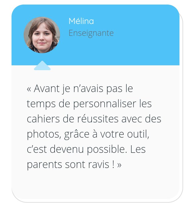 MesCahiers's tweet photo. Témoignage de Mélina enseignante en #Bretagne utilisatrice de #MesCahiers

#maternelle #cycle1 #temoignage

#EducationNationale https://t.co/2OgmCfKJ6L
