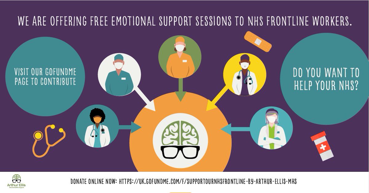 ArthurEllisMHF's tweet photo. We want #NHSWorkers to come out of the COVID-19 crisis as mentally well as possible.
So, we are running free therapy sessions for @NHSuk workers to provide them with #EmotionalSupport through our #SupportOurNHSFrontline initiative > https://t.co/EvF6cflsC2 https://t.co/tT51C4CIg8