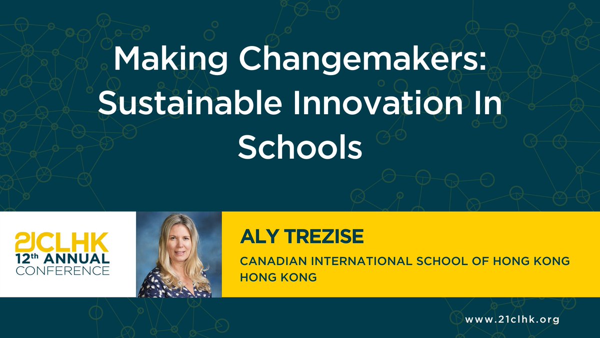 How can we use the myriad of educational models at our disposal such as #MakersEd, #STEAM, #DesignThinking, #geniushour, inquiry etc. while placing #Ethical and #SustainableDesign at the centre of #innovation? Explore the answer with <a href="/alytree/">Aly Trezise</a> at #21CLHK 21c.li/1j0?utm_campai….