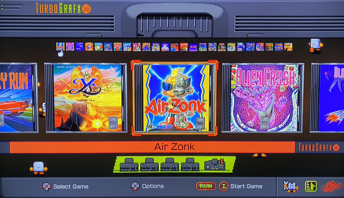 CoinsNConsoles's tweet photo. Happy #HuCardHuesday!! What games do you have in the Mini-que for today?💫
#RetroGaming #TurboGrafx16Mini #CoreGrafxMini #PCEngineMini #PCエンジンミニ https://t.co/s2tCPt1Wqz