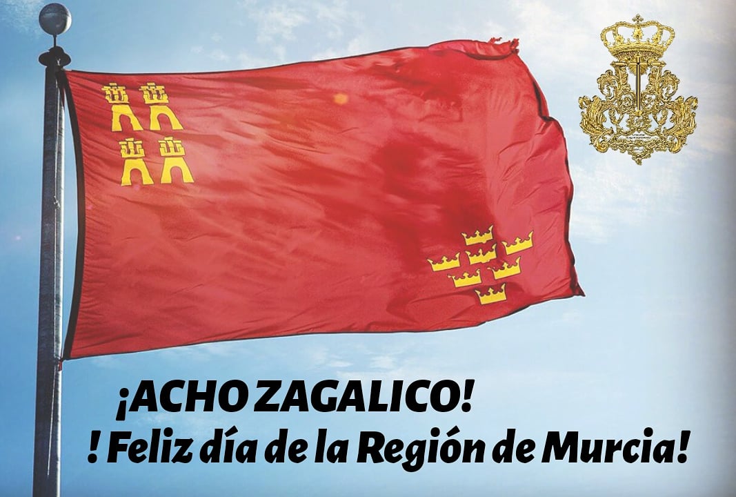 ¡Zagales, feliz día de la Región de Murcia!

Tierra de Vino, hortalizas, fruta, embutidos y nuestro PIMENTÓN! VIVA MURCIA. 🍇🍋🍅🍐🌶️