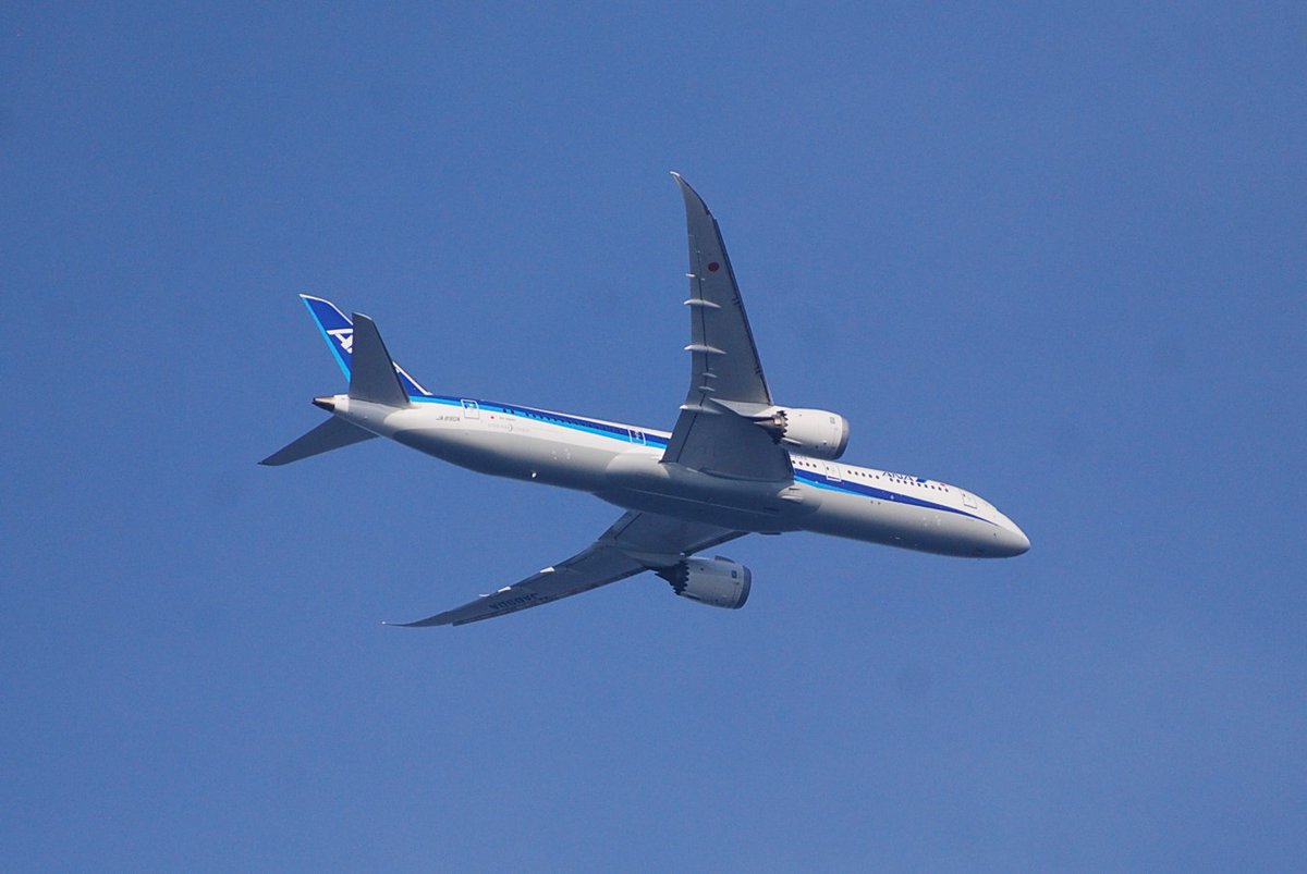 jg1qnz's tweet photo. 9日の✈All Nippon Airways #NH968
上海市→東京羽田 #Bー787ー9ドリームライナー
#JA890A #ANA #青空写真
6時台一機のみ南風コ-スなのでお家上空は飛んでこない。✈#お家上空 #ソラマニ_ヒコーキ #羽田空港 https://t.co/26oIPon2WA