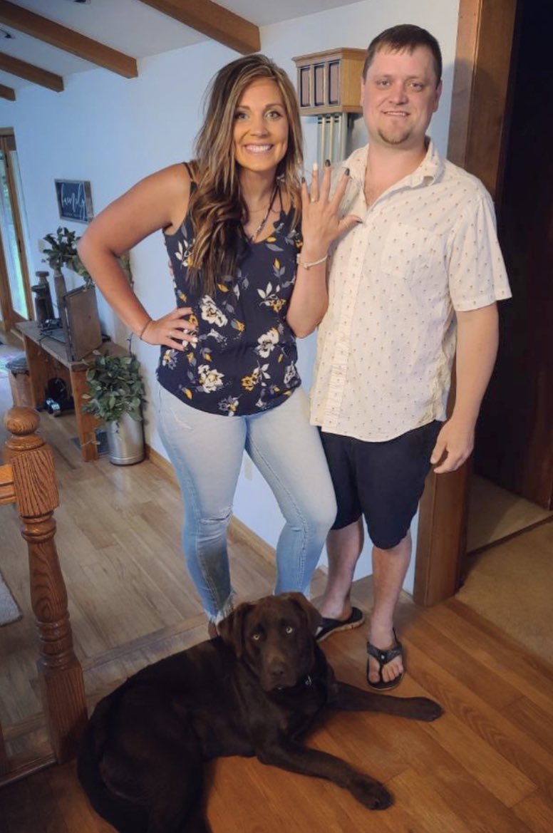 CaleyJohnson77's tweet photo. Well guys Miss J will soon be Mrs. Rottler!! ❤️ https://t.co/Uc0uQCYctv