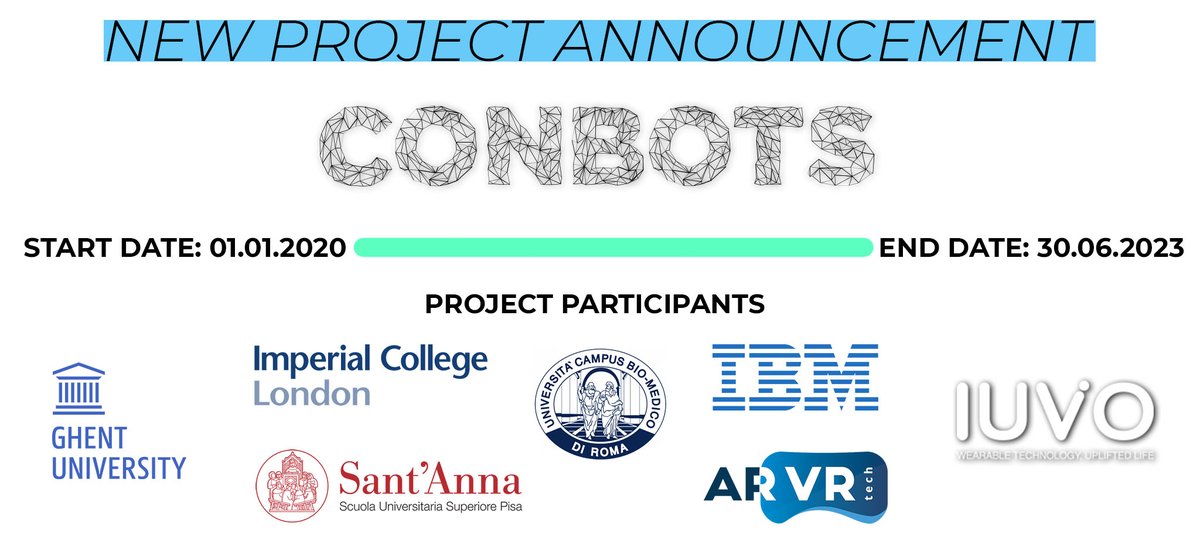ARVRtech's tweet photo. We are announcing the start of a new project! #CONBOTS: CONnected through roBOTS 👩‍💻>🤖>🦸‍♀️ physically coupling humans to boost handwriting and music learning!
Read more here: https://t.co/WZeNmfwoM0

#AR #AugmentedReality #Robots #technology #innovation #education #edutwitter https://t.co/i2zhZpEWe3