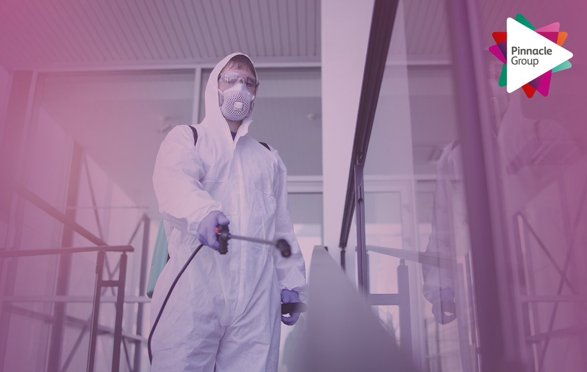 _pinnaclegroup's tweet photo. We're pleased to launch our Specialist COVID #Cleaning Service, developed to provide long-lasting surface protection using #CuttingEdge electrostatic #tech. Find out more at https://t.co/iT7igyT017 or contact COVIDCleans@pinnaclegroup.co.uk for a free quote. #COVID19 https://t.co/1KOchN6InD