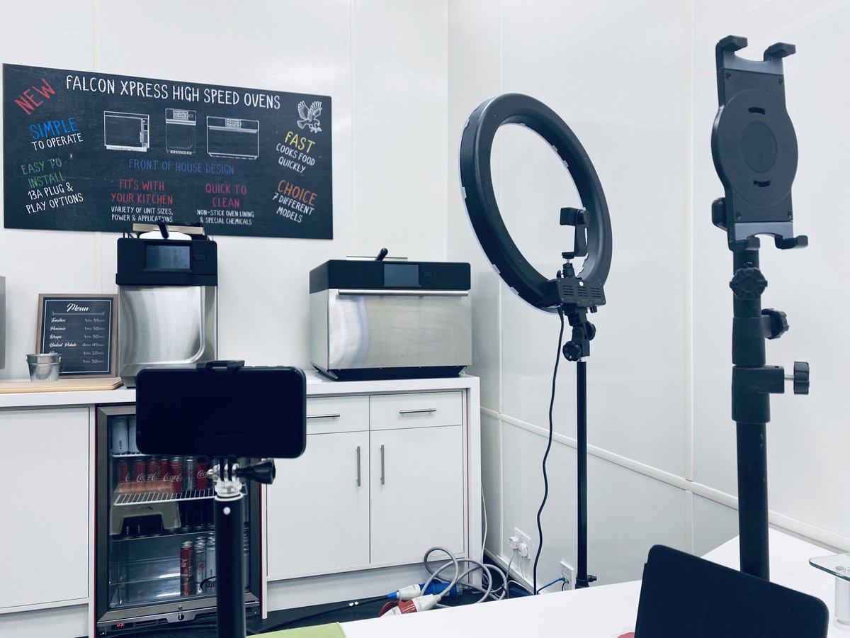 Just preparing for our next online training session with our ⁦<a href="/FalconDevChef/">Falcon Chef</a>⁩ - stay posted and see the ⁦<a href="/FalconFoodserv/">Falcon Foodservice</a>⁩ products being put through their paces including the new #handsanitizer