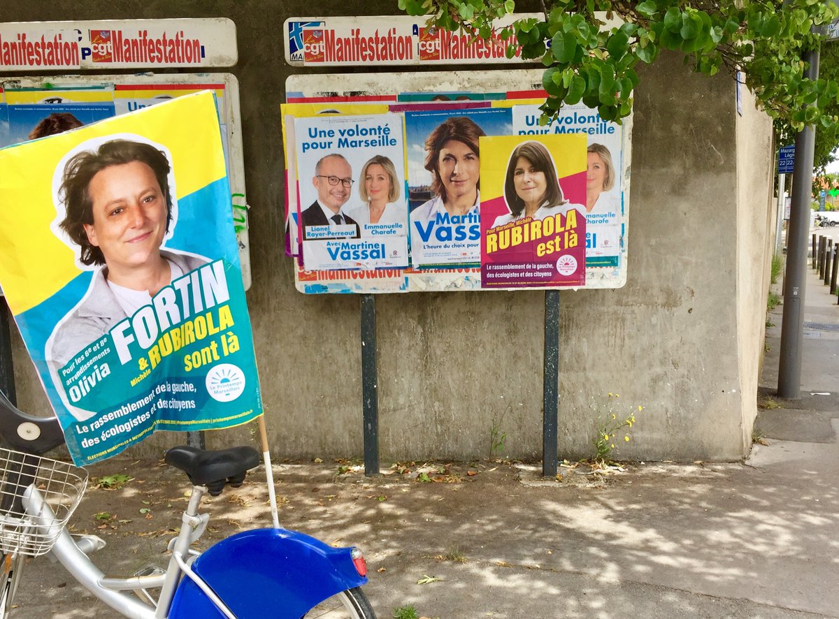 militantman13's tweet image. Une tournée du #PrintempsMarseillais en vélo, c’est bon pour la santé et pour l’avenir de notre ville! ☀️🌳🚲 #LespoirArrive