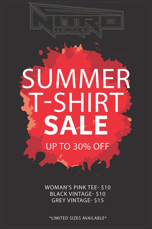 eKartingNews's tweet image. Set yourself up with some Nitro-Kart Gear for the summer season. Up to 30% off on select items and sizes. Head to nitro-kart.myshopify.com/collections/te… to order today!

#NitroKart #RaceOneChaseOne #Cadet #Lefty #karting