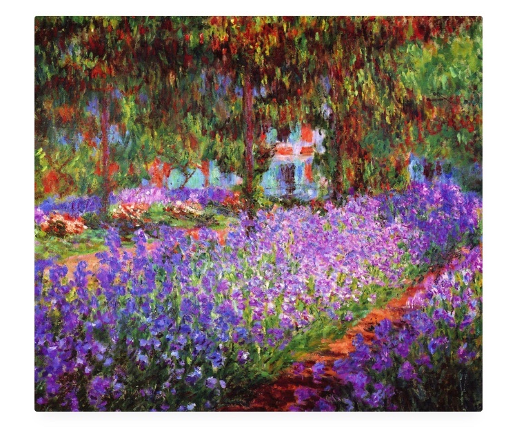 LeannePink3's tweet photo. @Y2CRA Art Daniels take on Monet’s garden picture https://t.co/dySxvIxco1