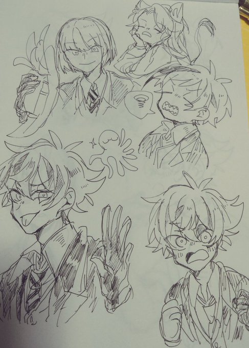 一発描き時々するとたのちぃね 