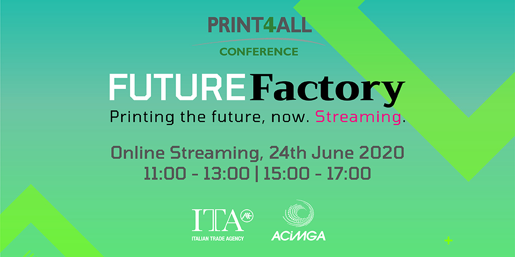 worldinprint's tweet photo. Future Factory is here. Streaming.
An event you need to take part in, a privileged vision on the possible future scenarios. Don’t miss out!
#print4allconference #futurefactory #industry40 #greenfactory #digitalfactory #smartfactory #openfactory #thinkfactory #sustainability https://t.co/BfHffm227H