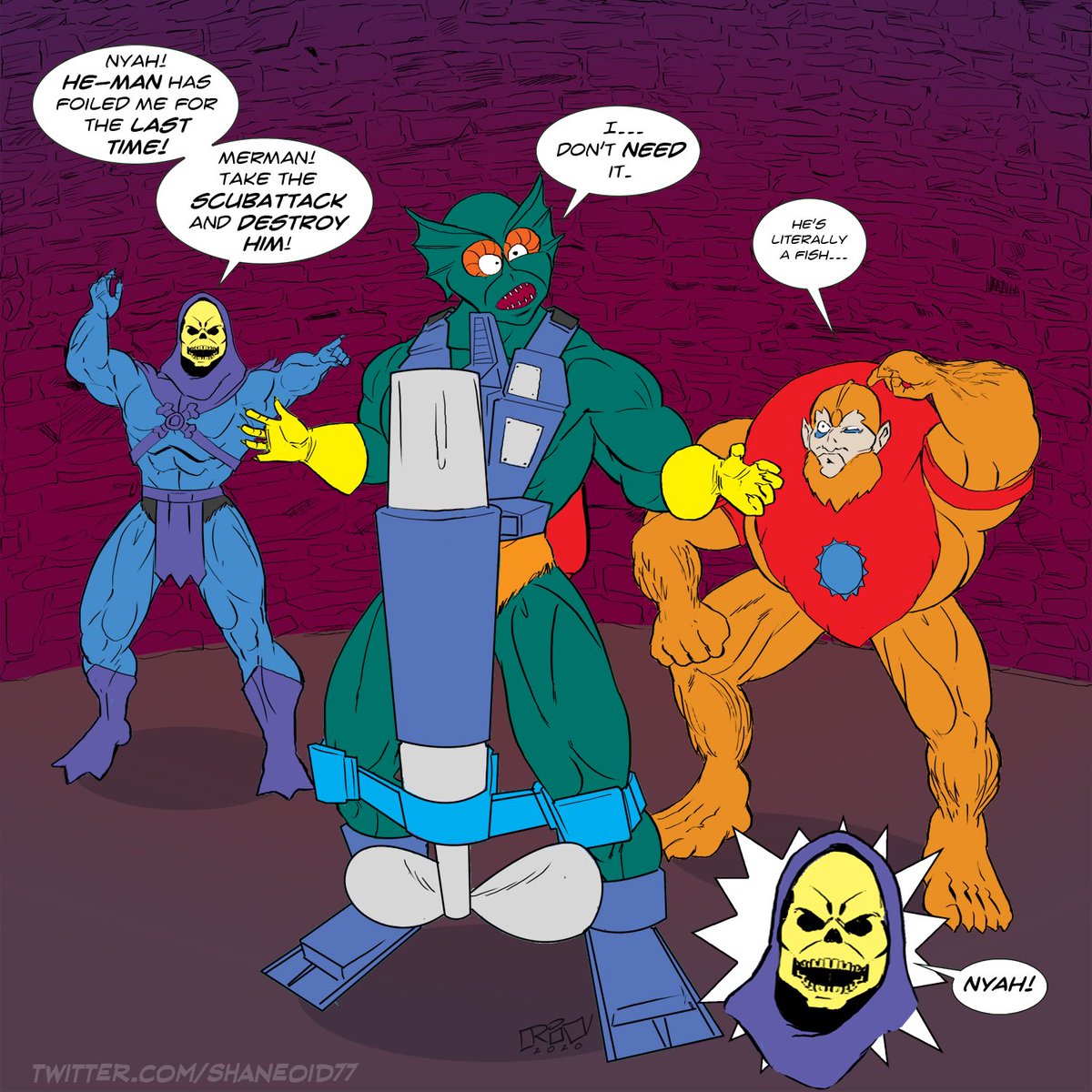 MOTUdrawing's tweet photo. 💥Scubattack!
Which He-Man character will you choose to mount this underwater Power Gear? ⚔️
Send us your 💥Scubattack drawings for this month’s Masters of the Universe Drawing Challenge!
(The first of 2 Bonus Drawing
Challenges this June, 2020)
#MOTUdrawingchallenge #motu https://t.co/T1ZUX0f2P4