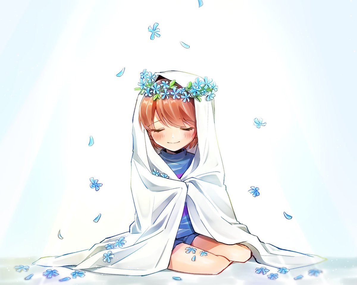 ジューンブライドなサンフリ 小さな花嫁さん しろまめ 低浮上のイラスト ジューンブライドなサンフリ 小さな花嫁さん しろまめ 低浮上のイラスト