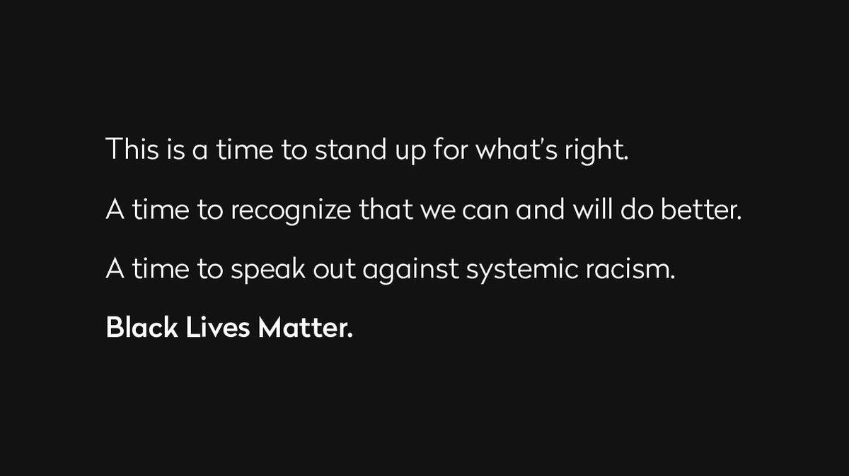 We’ve taken this time to reflect and talk about how we can effect change – within our team, our communities and our business. We’ve created a DEI taskforce, will match employee donations and offer continued education. We’re listening and working to do more.