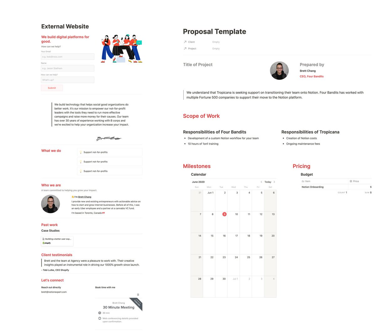 notion_expert's tweet image. Inspired by all the businesses launching on Notion (including my own) so I created a template kit that I wish when I had when I was setting-up my consulting biz on Notion, incl.:
💻A full website
🛠Project homepages
🏠Team home base
Get them here:
notionexpert.com/consultingtemp…
#notion