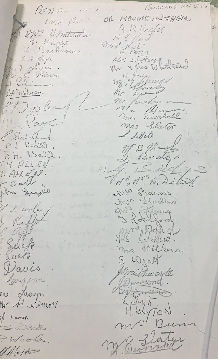 Tenants were moved back in to RP & told it had been ‘re-strengthened’. 1,080 people due to be moved onto other identical blocks on the same estate signed a petition to plead the council not to move them see sample photos from the 28 page petition). Their requests were refused. /5