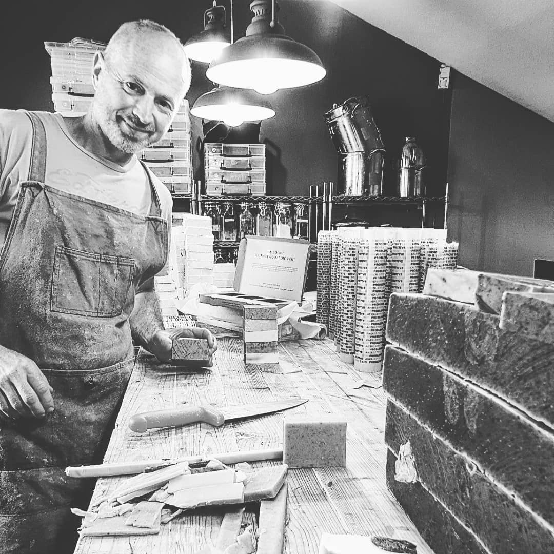 Meet Daniel, founder of @readthelabel_london 👋 during lockdown, he's been developing all new branding, packaging and a soap subscription service, to make his 100% natural, handmade soaps accessible to all. Help support his project by checking out the link in bio 🧼