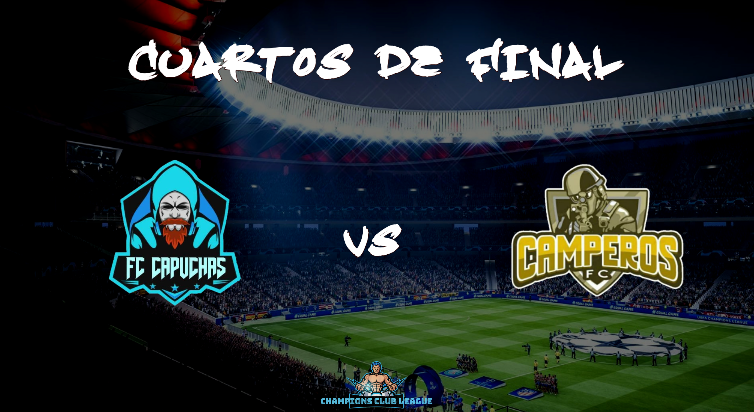 <a href="/FcCapuchas/">FC Capuchas</a> VS <a href="/Fccamperos/">FC CAMPEROS</a> 🔥

¡¡UN PARTIDAZO DONDE SE ENFRENTAN 2 GRANDES EQUIPOS QUE LO DARÁN TODO PARA PASAR A SEMIFINALES!!⚽️

IDA: 23:00h⏲️

RETRANSMISIÓN: 

youtube.com/channel/UCDswJ…📺