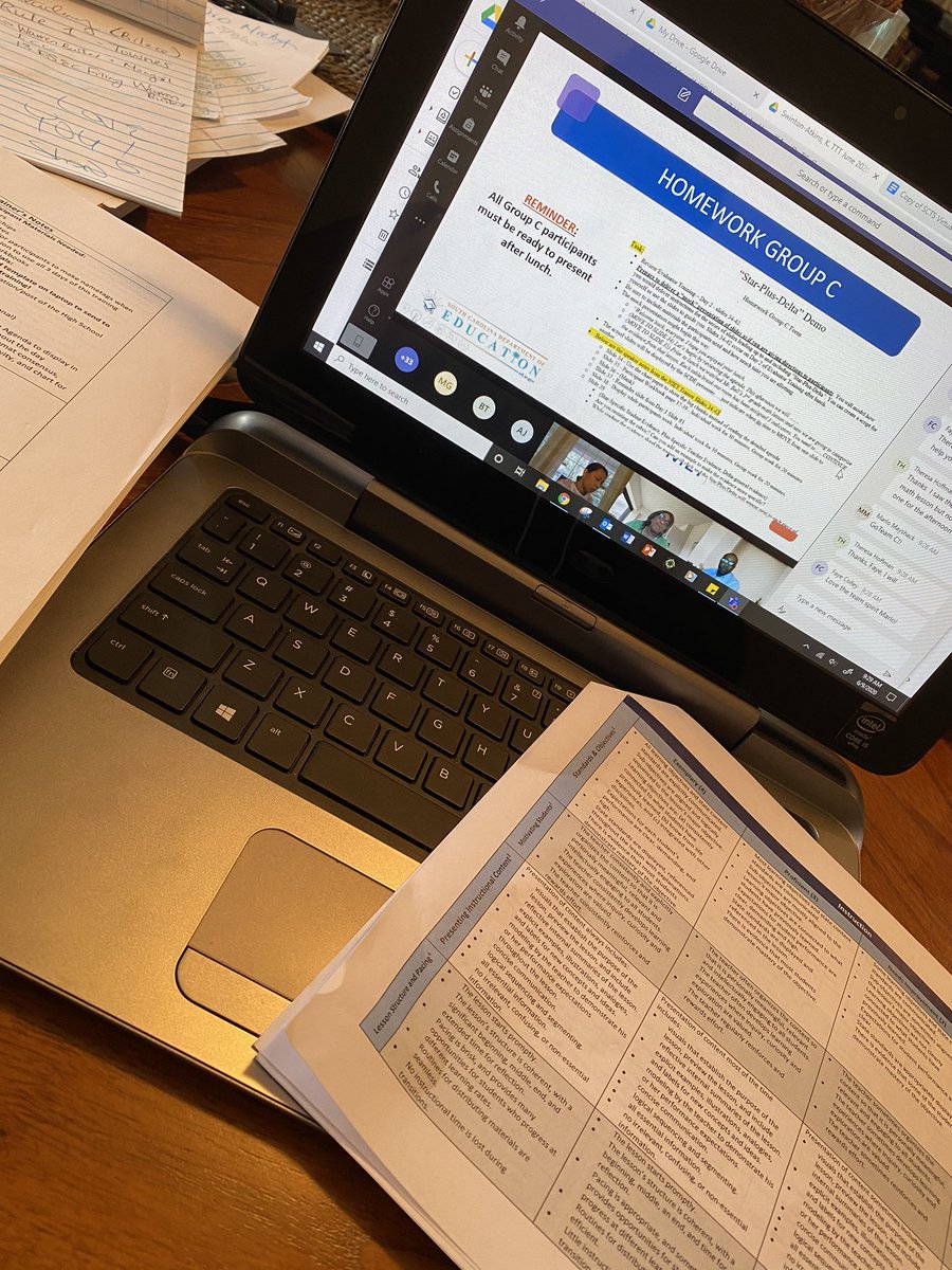 DrKyctrell08's tweet photo. Day 2 of virtual “Train the Trainer” training. #ADEPTtraining #LifeLongLearner #ThirdTimeAround https://t.co/lTEWlCDuWA
