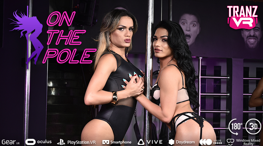 Hardcore headliners Juliana Leal and Caroline Martins swing around the pole like pros but they have something special in mind for you. bit.ly/2zfvzS2 #TranzVR #VirtualReality #VR #TransisBeautiful #ts #tg #tgirl #girlslikeus #tuesdayvibes