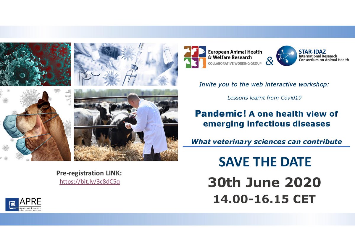 StarIdaz's tweet photo. Pandemic Webinar: panel includes, Ilaria Capua, Linfa Wang, J-C Audonnet, Mark Woolhouse, Alex Morrow, Arjan Stegeman, J-C Cavitte, Hein Imberechts, David Heymann &amp; Moderator: Stefano Messori

https://t.co/5WgQ0Gx1lE https://t.co/K3wF25ReLG