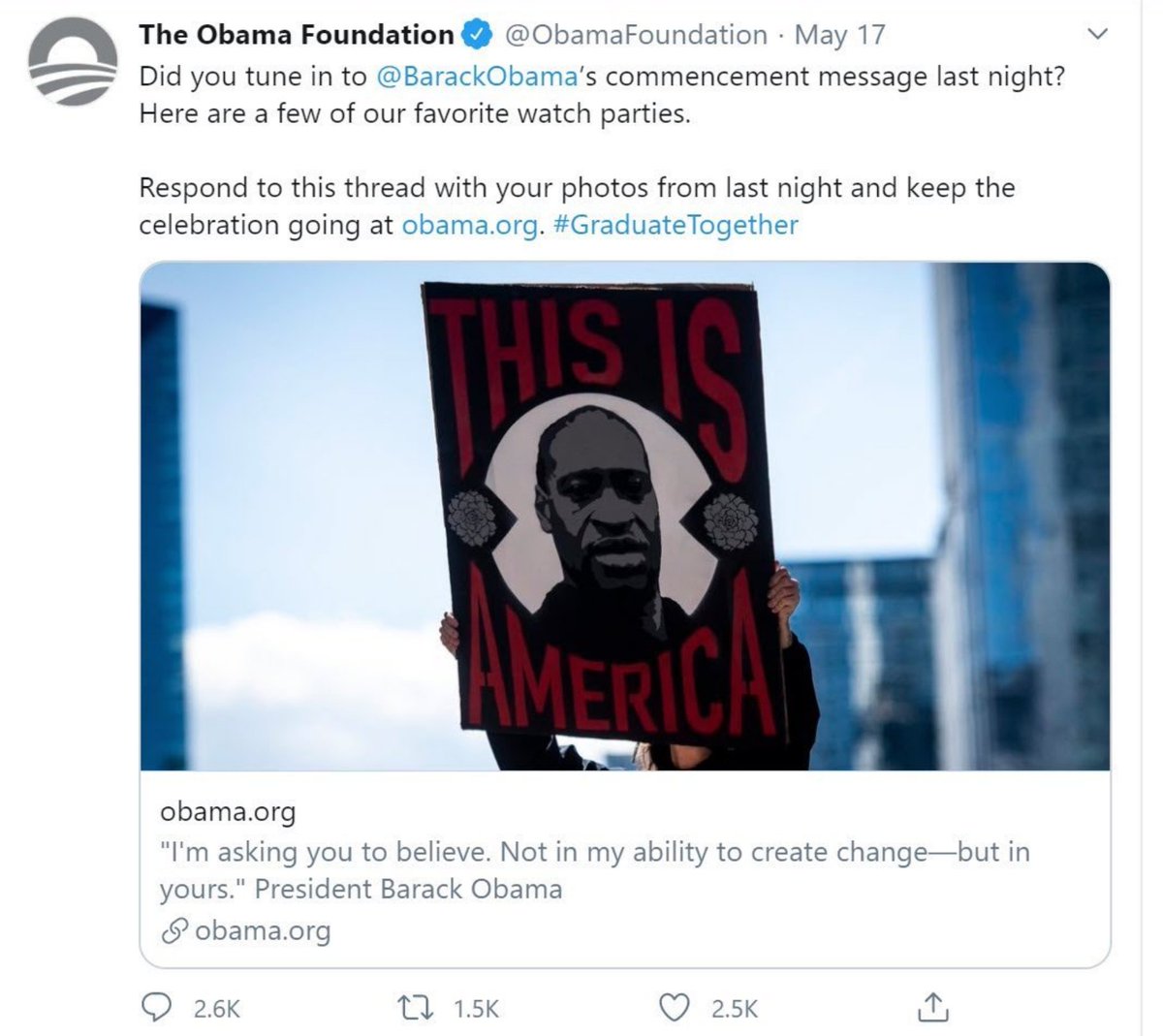 Who does this picture resemble? This was posted on The Obama Foundation twitter feed on the 17th of May. It has since been taken down. If you are thinking George Floyd...he wasn't murdered until the 25th of May. I'm just curious to see responses. Dr Strange