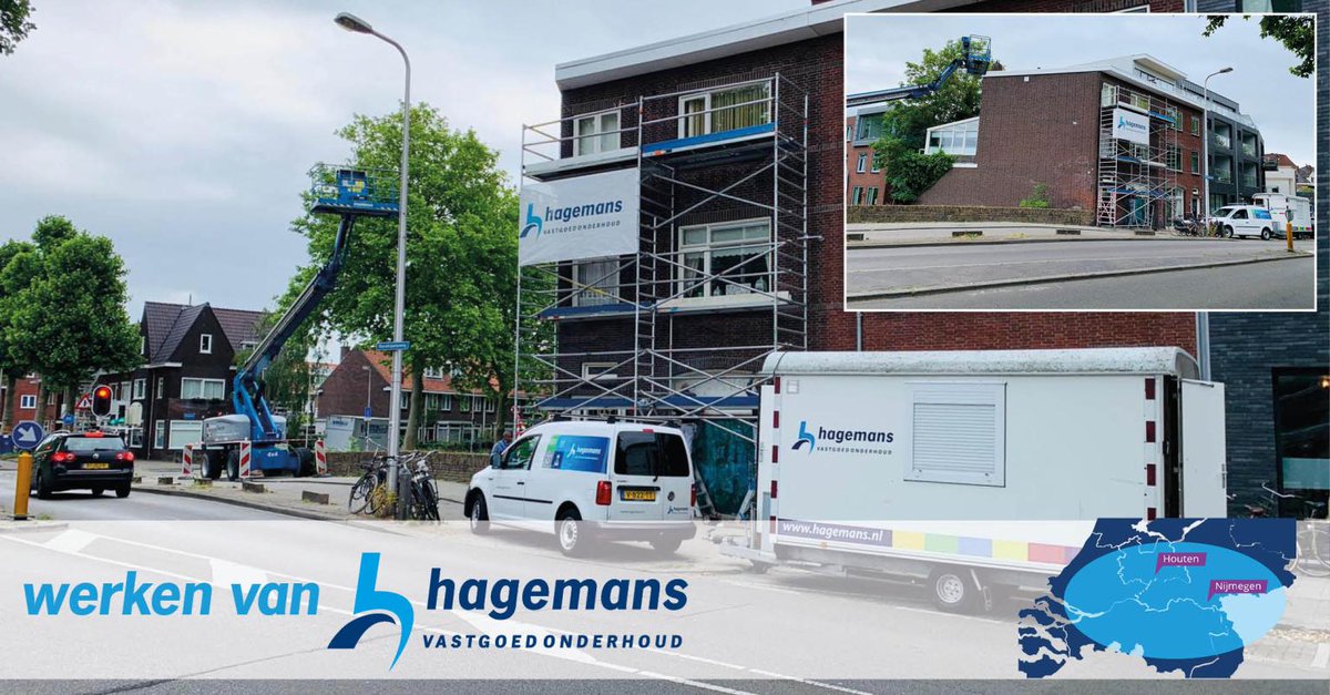 Ondertussen aan de rand van <a href="/Griftpark/">Griftpark</a> in de <a href="/Wittevrouwen/">Wittevrouwen</a> wijk in Utrecht...  laten we ons niet weerhouden door een grachtje meer of minder bij het onderhoud voor <a href="/Mitros/">covin joseph</a>  
Met een hoogwerker bereiken onze vakmensen de serre aan de achterkant. #luchtbrug #debootgemist