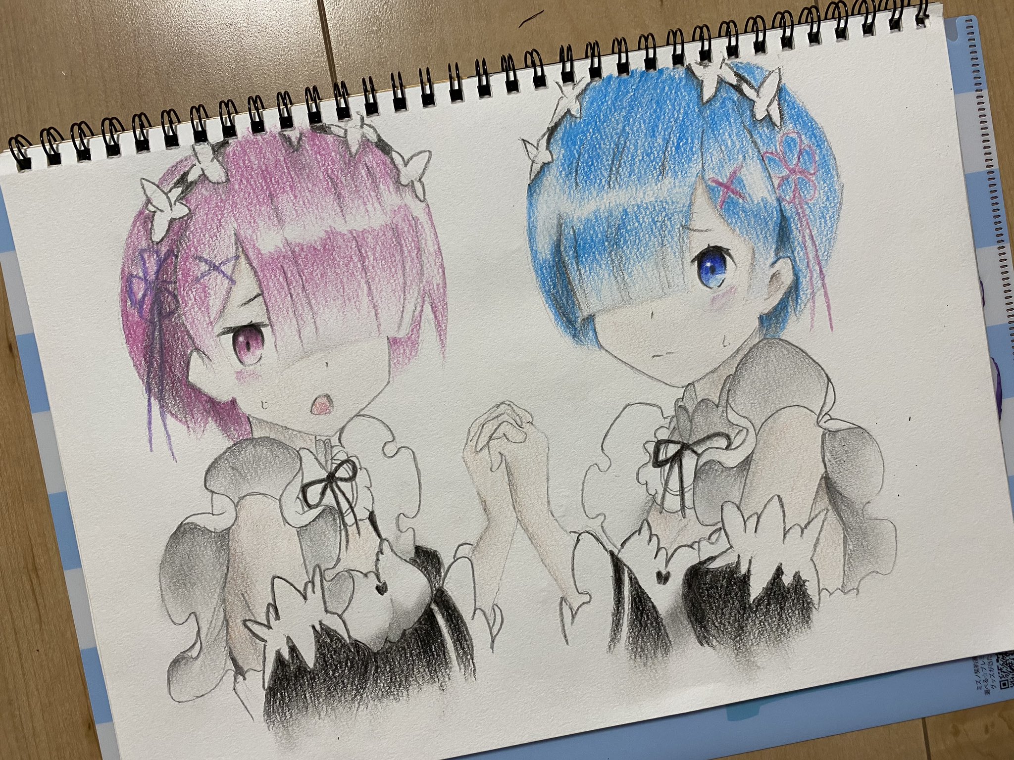 Twitter 上的 糖質off ラムとレム描いてみました かわいい Reゼロ リゼロ ラム レム イラスト 鉛筆 T Co Mkptfvg4ai Twitter