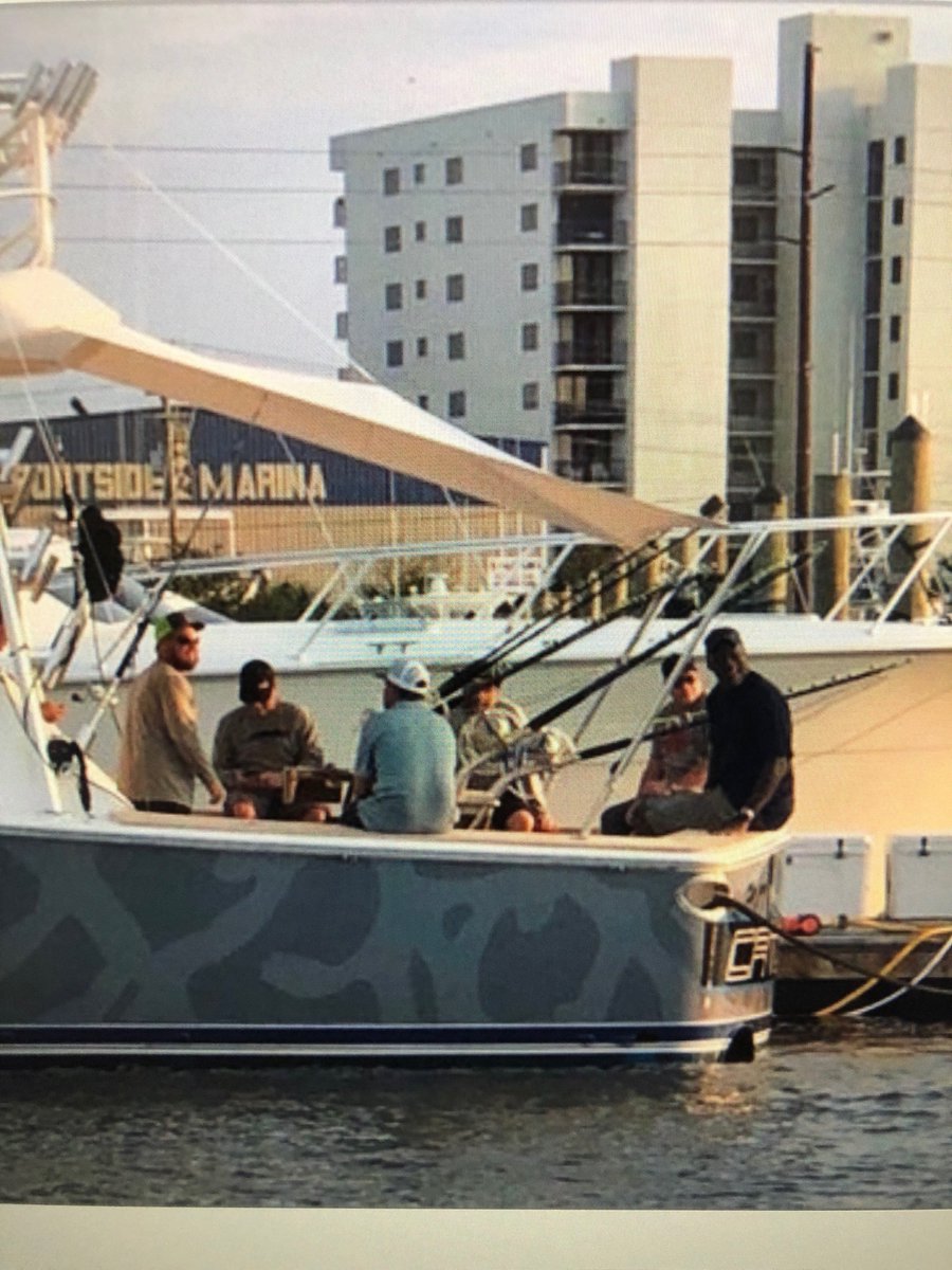 chipbaysden's tweet photo. @drosssports 

Happening now!   Morehead City, NC Big Rock Marlin Tournament!

MJ and his 81’ sport fishing boat are fishing big rock tourney and on their way in to the scales to weigh a Blue. If it’s over 500 it’ll be the new leader https://t.co/7SEvWwydRw