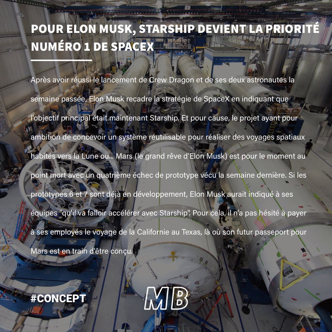 MindBlownFR's tweet photo. 🗞Le Daily Blow, tous les jours à 20h du Lundi au Vendredi pour faire le plein de l’actu tech ! @IBM @elonmusk @SpaceX @Lilium @Apple @IntelFrance  

Daily Blow l’actu qui te retourne le cerveau ! 🤯

#numerique #biais #data #DeepLearning #IA #racisme #SpaceX #taxi #chipset https://t.co/ZOEcNk8kQW