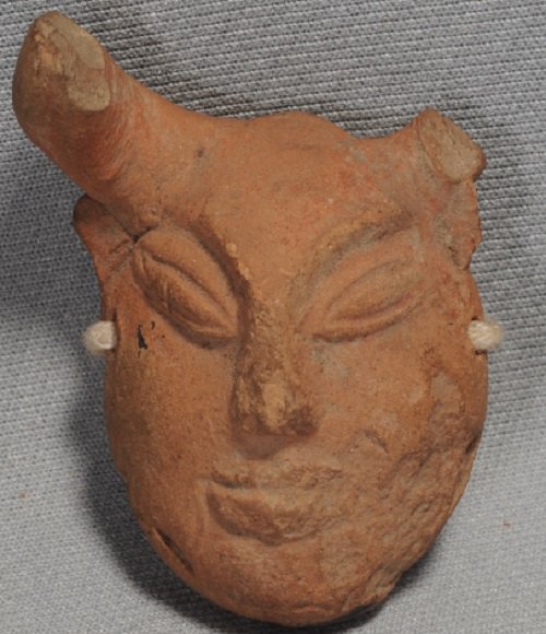 IndiaHistorypic's tweet photo. 4500 Years Old Human Mask From Mohenjodaro , Indus Valley Civilization

( National Museum Delhi ) https://t.co/SeIi2LWvw4