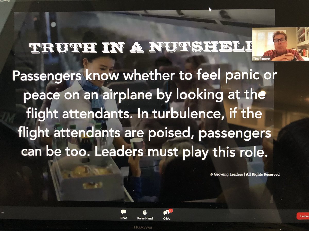 Melissa_Dux's tweet photo. This fall, as teachers and leaders, we must play the role of flight attendants. Be poised and composed.  #NEVirtualCTE2020 https://t.co/pRs0p44Wp9