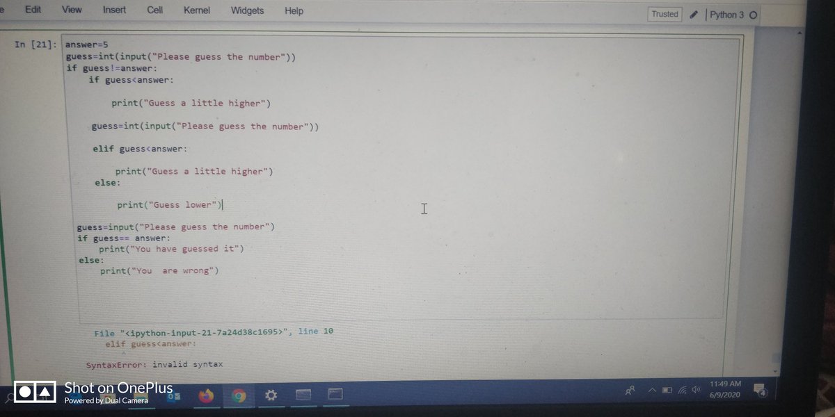 animeislife570's tweet image. #100DaysOfCode 
#newbiecoder
Can anyone please help me with this code?