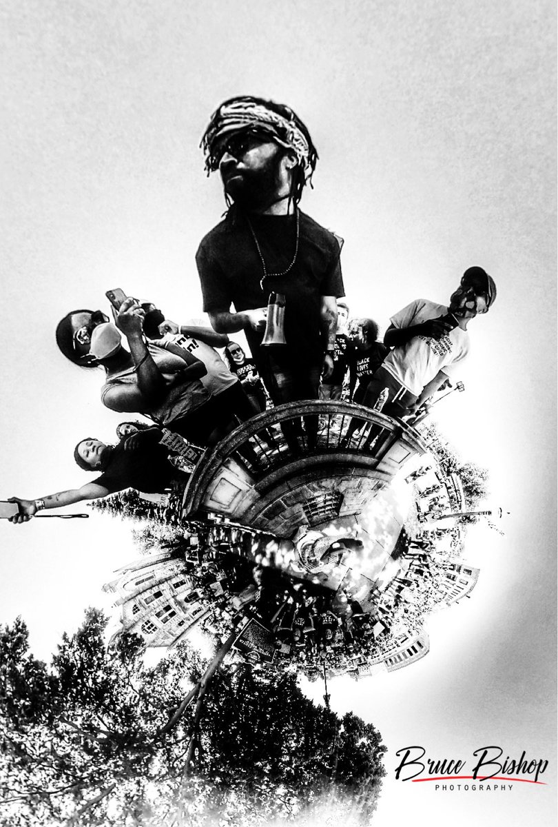 bruce_bishop's tweet photo. I shot this a couple of days ago using the @GoPro #max360 I wanted to get something a little different.  I’m still working to get the finer points of 360 mastered but it is a super stable camera and captured this pretty nicely. #GeorgeFloyd #GeorgeFloydProtests #amherst #ohio https://t.co/U6S7LklNgg