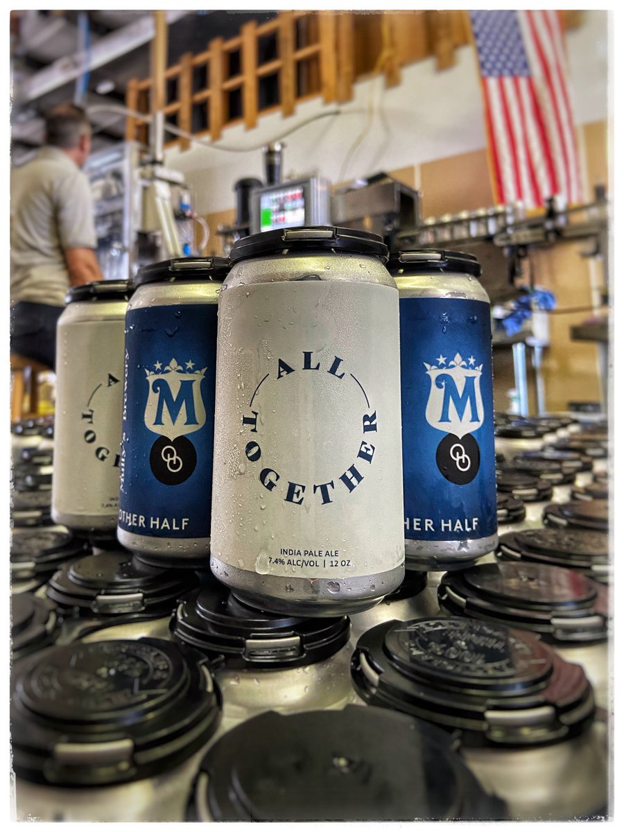 Just canned up our version of “All Together”...a world-wide collaboration that supports the hospitality professionals!  Thanks to <a href="/OtherHalfNYC/">Other Half Brewing</a> for a great beer and a great cause! Cheers!!