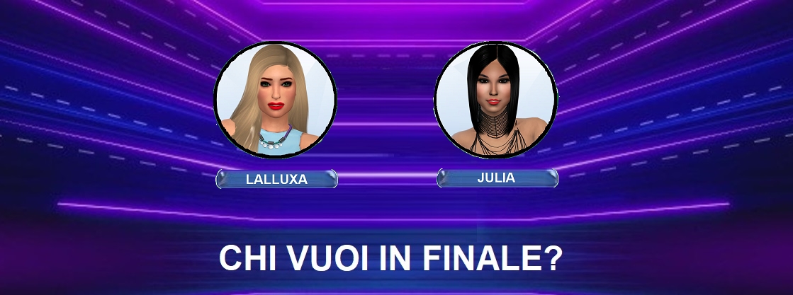 gf_sims's tweet photo. CHI VUOI IN FINALE? LALLUXA o JULIA? vota il sondaggio presente nel profilo! #thesims #thesims4 #TheSims4EcoLifestyle #thesims5 #TheOC #vote #sondaggio #opinion #survey #vota #bigbrother
#poll #encuesta #sondage #umfrage https://t.co/2oZVV5NENv