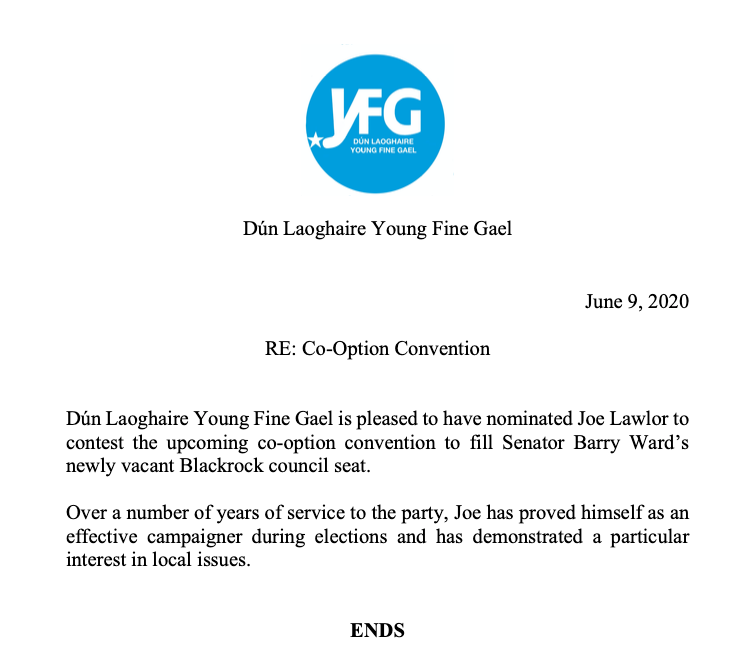 Dún Laoghaire YFG tweet media