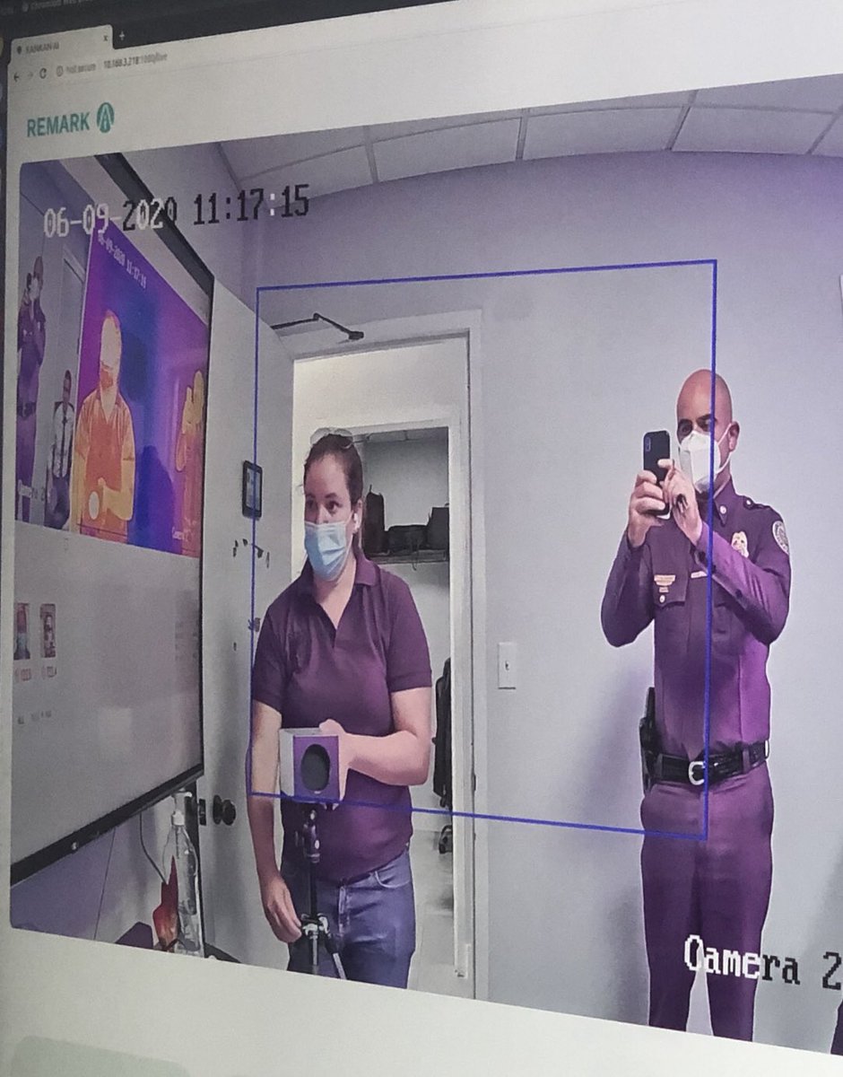 SweetwaterPD's tweet image. The future of Public Safety and Law Enforcment. Thermal imaging, and Artificial intelligence. Helping keep the community safe! Looking forward to the incorporation of this new unbelievable technology! @RemarkHoldings